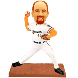 Milwaukee Baseball Pitcher Custom Bobblehead