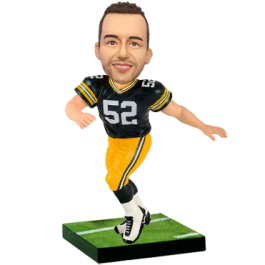 Packers Football Man Custom Bobblehead