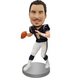 Personalized American Football Bobble