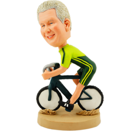 Personalized Biker Bobblehead