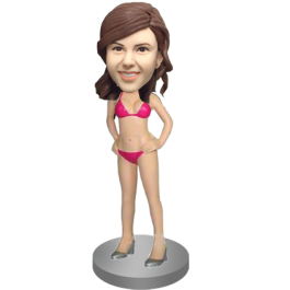 Personalized Bikini Girl Bobble Head
