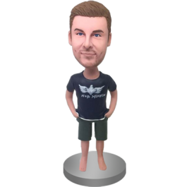 Personalized Casual Man Bobble Head