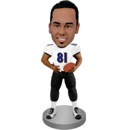 Personalized Football Player Bobble