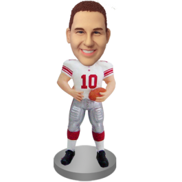 Personalized Football Player Bobble Head