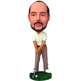 Personalized Golfer BobbleHead
