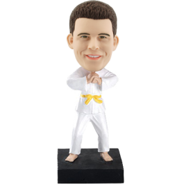 Personalized Judo Bobble Head Doll