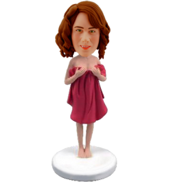 Personalized Sexy Lady Bobble Head