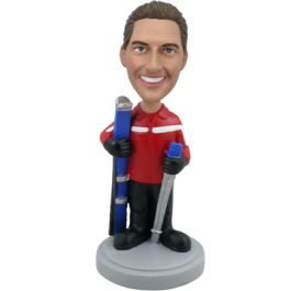 Personalized Skiing Bobblehead