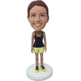 Personalized Sport Girl Bobble Head