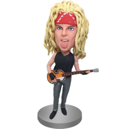Rock Guiartist Custom Bobble