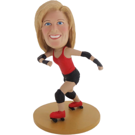 Roller Skating Bobblehead