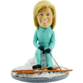 Skiing Lady 