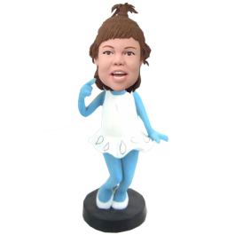 Smurfette Girl Custom Bobblehead