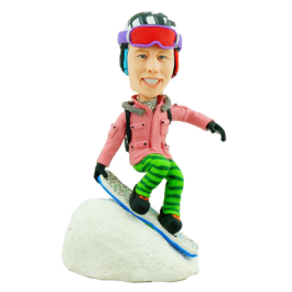 Snowboarding Buddy Custom Bobblehead