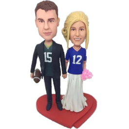 Sport Fans Couple Bobbleheads