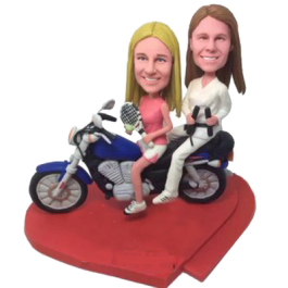 Sport Sisters on Motor Custom Bobbleheads