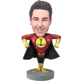 Superhero Personalized Bobble Head