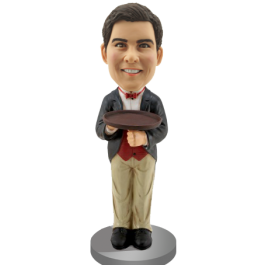 Custom Bobble Head for Waiter