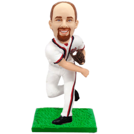 Washington Baseball Pitcher Custom Bobblehead