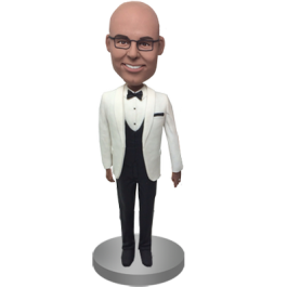 White Suit Groomsman 