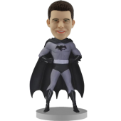 Custom Batman Bobblehead - Black and White