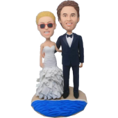 Beach Wedding Bobbleheads