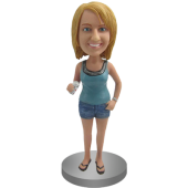 Beer Girl Custom Bobble Head