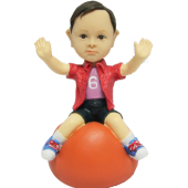 Boy on Bouncing Ball Custom Bobblehead