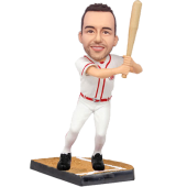 Cincinnati Baseball Batter Custom Bobblehead