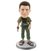 Custom bobblehead Tourist