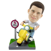 Custom City Scooter Bobblehead