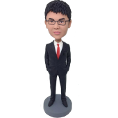 Custom Smart Man Bobble Head