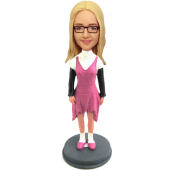 Dance Class Girl Custom Bobble