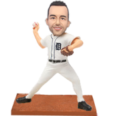 Detroit Baseball Buddy Personalized Bobble Head