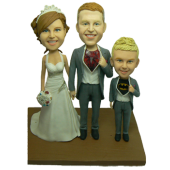 family superhero bobbleheads