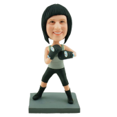Female Boxer Custom Bobblehead