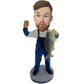 Happy Fisher Custom Bobble Head
