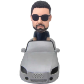 Man in Audi Car