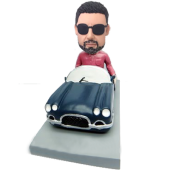 Man in Black Car 