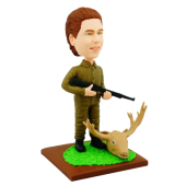 Moose Hunter Custom Bobblehead