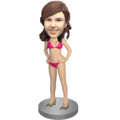 Personalized Bikini Girl Bobble Head