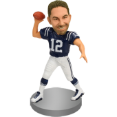 Personalized Male Football Bobblehead