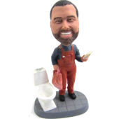 Personalized Plumber Bobble