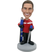Personalized Skiing Bobblehead
