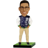 Seahawks Football Fan Personalized Bobble Head