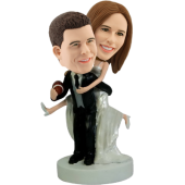 Bride Jumping on Groom 