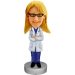 Personalized Bobblehead of Doctor in Lab Coat
