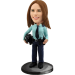 Personalized Policewoman Bobblehead
