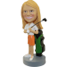 Female Golfer Custom Bobblehead