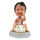 1st Year Birthday Bobble Head Cake Topper